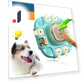 Миска-головоломка для медленного кормления собак — Медленные кормушки, Smart Pet Supplies