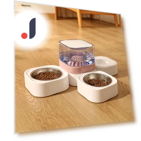 Автоматическая миска для собак с разделителем — Кормление и поилки, Smart Pet Supplies