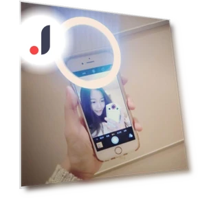 Портативный зажим для заливки света Selfie LED Ring — Фонари и свет для селфи, Smart Electron