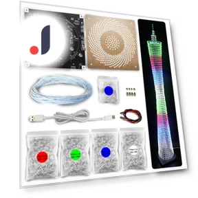 LED Canton Tower Модель DIY — Наборы для часов, AniWorld