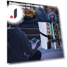 Вентилятор охлаждения игровой консоли с RGB-подсветкой — Охлаждающие подставки, liqiangang