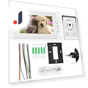 Цветной HD TFT-дисплей Smart Doorbell Video Intercom — Домашние системы безопасности, KONNWEI