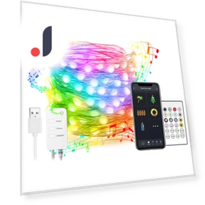 Гирлянда с USB, Wi-Fi и Bluetooth — Гирлянды для дома, KONNWEI