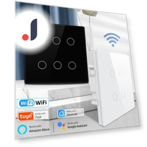 Сенсорный переключатель WiFi Smart Switch 4x4 — Центры управления и контроллеры, Modern Home Furnishing
