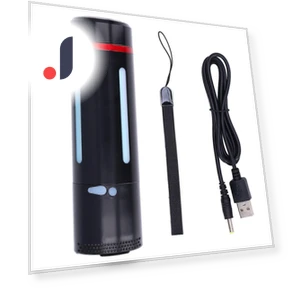 Умная вакуумная бутылка с USB-зарядкой, Bluetooth-динамиком и подсветкой — Бутылки для воды, KONNWEI