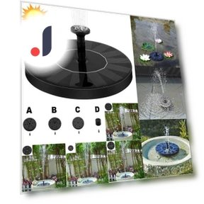 Солнечный насос для фонтана с 6 насадками — Аксессуары для фонтанов, LIAESMART Home