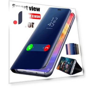Чехол-книжка Smart View Mirror — Аксессуары для телефонов, hengbo-Cases