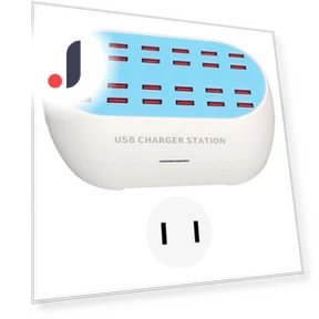 USB зарядная станция 160 Вт 24 порта — Зарядные станции, OutsideWorld