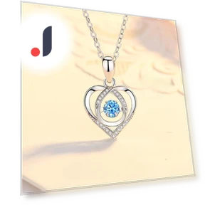 Ожерелье в виде прыгающего сердца — Умные украшения, Original jewelry design
