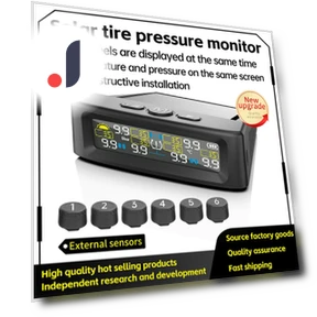 Сигнализация давления в шинах автомобиля TPMS на солнечных батареях — Датчики давления в шинах, LIAESMART