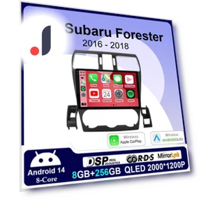 QLED Android Car Radio для Subaru Forester 4 SJ 2015 - 2018 — Автомагнитолы, AutoSphere
