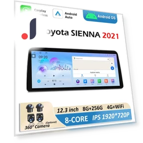 GPS-навигация DSP Stereo для Toyota SIENNA 2021 — Автомагнитолы, AutoSphere