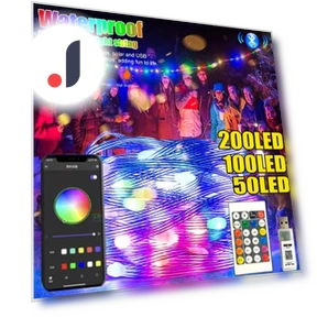 RGBIC Bluetooth умные гирлянды — Гирлянды для дома, LIUXING Fire Home Decoration
