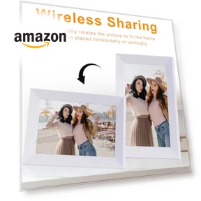 10.1 Дюймовый Цифровой Фотоальбом с Wi-Fi — Цифровые фоторамки, QCREA