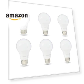 Светодиодные лампы A19 — Светодиодные, Amazon Basics