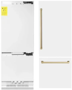 Встроенный холодильник с нижней морозильной камерой и диспенсером для воды — Умные холодильники, Z Line Kitchen and Bath