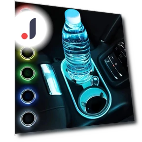 Коврики для подстаканников с LED подсветкой — Держатели для стаканов, Dream Garage