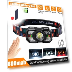 IR Motion Sensor Headlamp — Фонарики, LIUXING Fire Portable Lighting