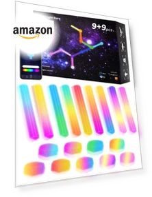 Умная RGB LED настенная панель с синхронизацией музыки — Ночники, MCWOFI