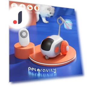 Умная игрушечная машинка для кошек — Игрушки для питомцев, TOP-MALL-001