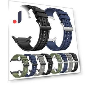 Нейлоновый + силиконовый ремешок для Samsung Galaxy Watch — Ремешки для часов, lucky001