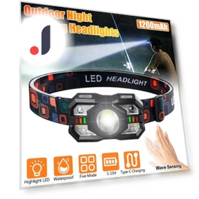 Умный ИК-датчик движения с налобным фонарем — Фонарики, YH FlashLight