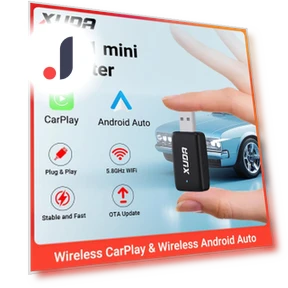 Беспроводной Carplay и Android Auto 2in1 smart Mini Box — Автоэлектроника и аксессуары, ZoomSpark