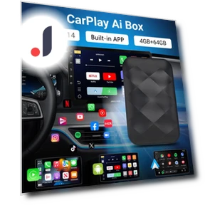 Android14 Wireless CarPlay&Android Auto 3in1 Smart Box — Автомагнитолы, ZoomSpark