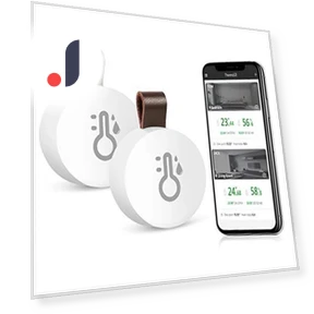 Беспроводной термометр-гигрометр с Bluetooth — Комнатные термометры, TOP-MALL-001