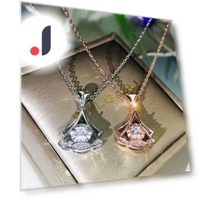 Ожерелье с подвеской в виде веера из умного циркона — Умные украшения, Commodity Jewel