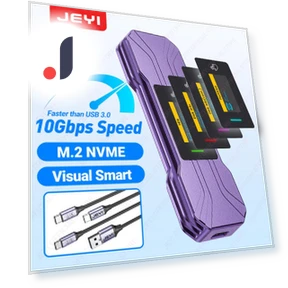 Корпус Visual Smart M.2 NVMe SSD с сенсорным экраном — Корпуса, JEYI