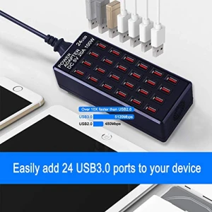 24-портовая USB зарядная станция, MIXILIN