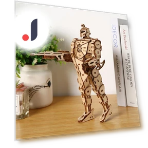 3D Стерео Модель Робота Пазл — Головоломки, Super Go