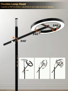 Умный напольный светильник с терапией света, GLOWRIUM