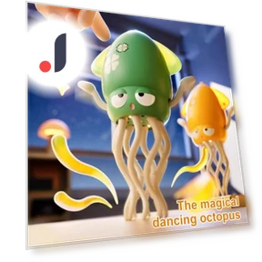 Электрическая игрушка-осьминог со светодиодными огнями — Электронные обучающие игрушки, falaiwang