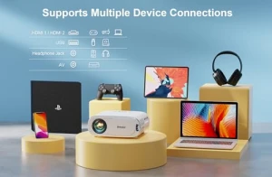 Портативный проектор 4K с WiFi 6 и Bluetooth — Проекторы, Jimveo