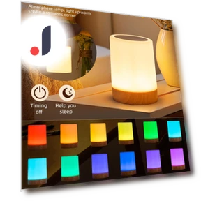Перезаряжаемая умная сенсорная лампа RGB — Оригинальные светильники, JOHO - CarGear