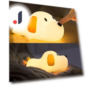 Силиконовый ночник LED Papa Puppy — Ночники, JOHO - CarGear