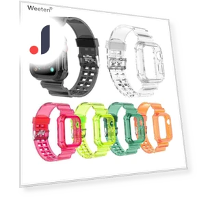 Прозрачный ремешок + чехол — Ремешки для умных часов, Smartwatch Accessories
