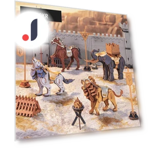 3D пазл "Боевой слон" — Обучающие игрушки, Robotime