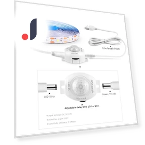 Светодиодная лента USB 5V с датчиком движения — LED ленты, JOHO