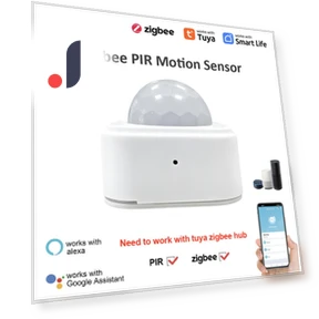 Датчик движения и освещенности Zigbee Mini PIR — Домашние системы безопасности, Tuya