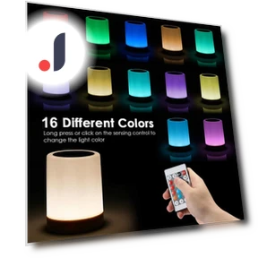 USB-перезаряжаемый ночник с RGB подсветкой — Настольные лампы, JOHO - CarGear