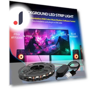 Умная RGBIC светодиодная лента — LED ленты, JOHO - CarGear