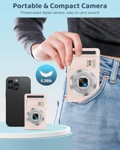 5K Digital Camera - 72MP UHD Digital Cameras for Photography, Ruwaqart