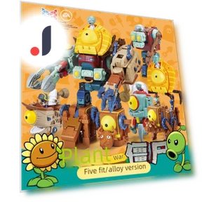 Трансформирующийся робот-сборка из Plants vs. Zombies — Конструкторы, Xinlexin