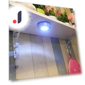 Мини Беспроводной 3 LED Нажимной Сенсорный Светильник — Сенсорные лампы, Houspace