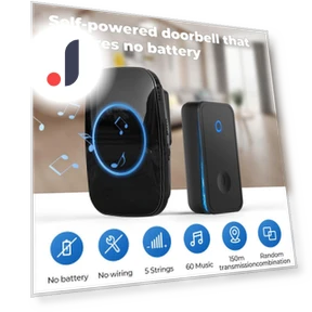 Автономный водонепроницаемый беспроводной дверной звонок — Комплекты, YJMP Electronic