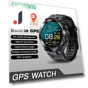 GPS спортивные смарт-часы для спорта на открытом воздухе — Умные часы, SACOSDING
