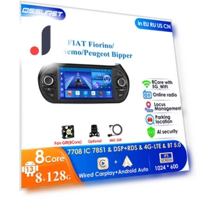 Интеллектуальный Carplay 4G RDS 7'' AI 2din Android 13 Автомагнитола — Аксессуары для GPS-систем, OSSURET
